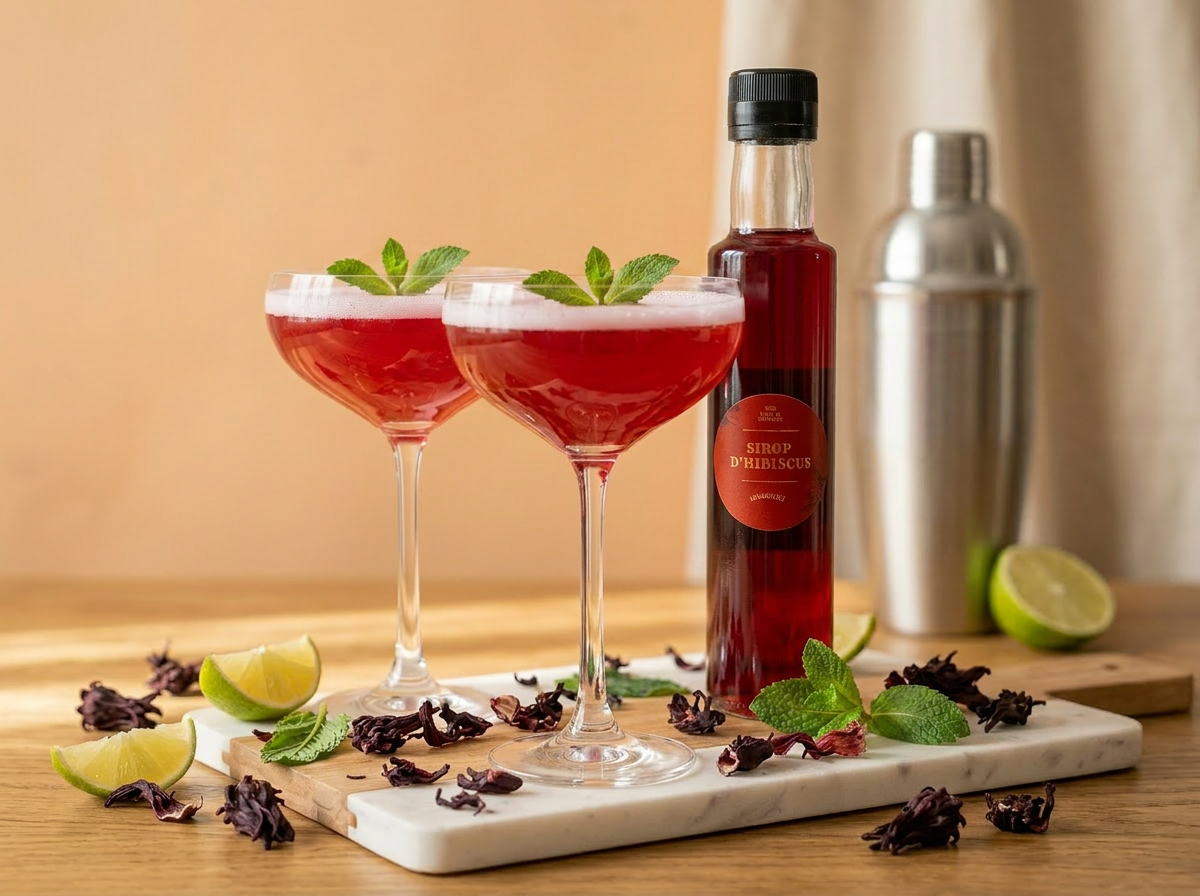 Sirops Hibiscus & Gingembre